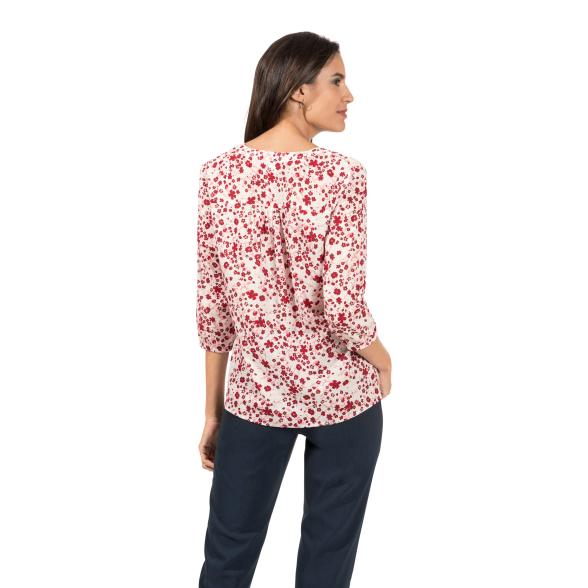 WITT WEIDEN Damen-Bluse bordeaux/weiß - 109750400000 - 2 - 588px