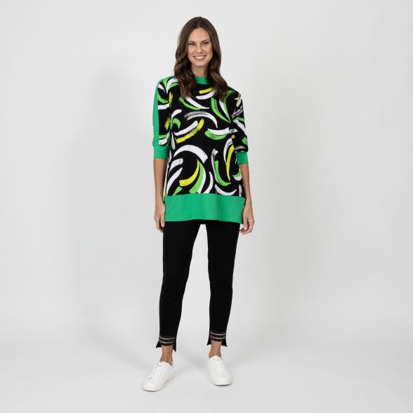 VANESSA STYLE Damen-Shirt schwarz/grün/weiß - 109807700000 - 2 - 588px