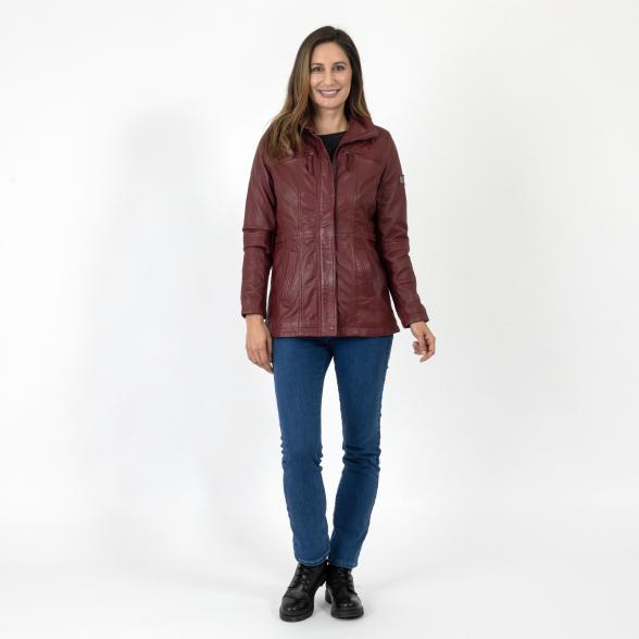OTTO KERN Damen-Lederjacke 'Helene' bordeaux 40 - 109827700002 - 2 - 588px