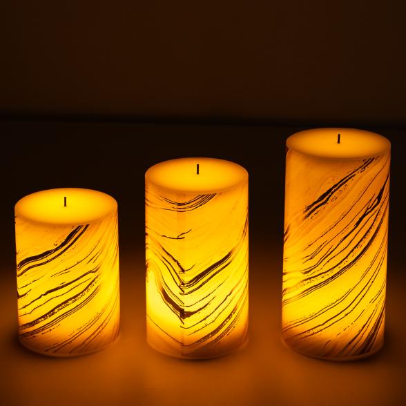 3er Set LED-Kerze Gold - 110167200000 - 2 - 588px