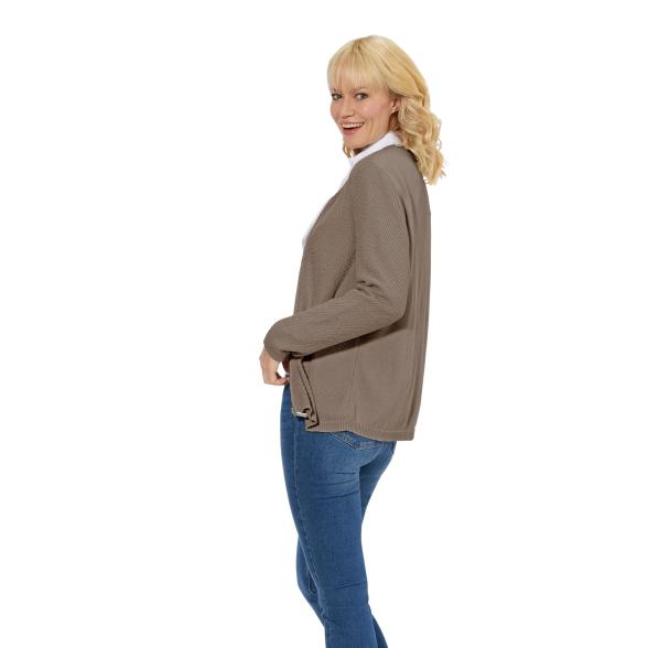 collection L Damen-Strickjacke taupe - 110514000000 - 2 - 588px
