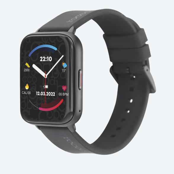 Smartwatch schwarz Silikonarmband Rocco Barocco - 110991800000 - 2 - 588px