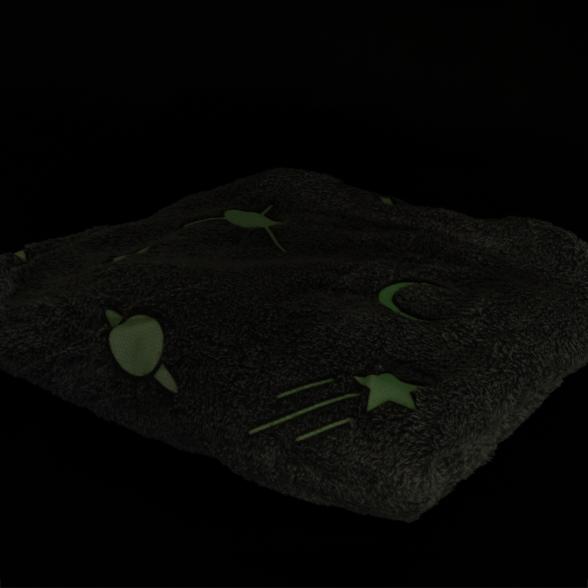 Kuscheldecke Planet 127x152cm grau fluoriszierend - 111079800000 - 2 - 588px