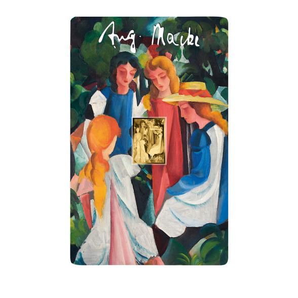 Coincard August Macke vier Mädchen - 111830500000 - 2 - 588px