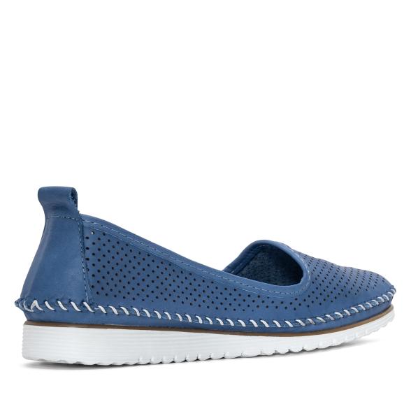 Andrea Conti Damen Lederslipper royalblau 36 - 112026000001 - 2 - 588px
