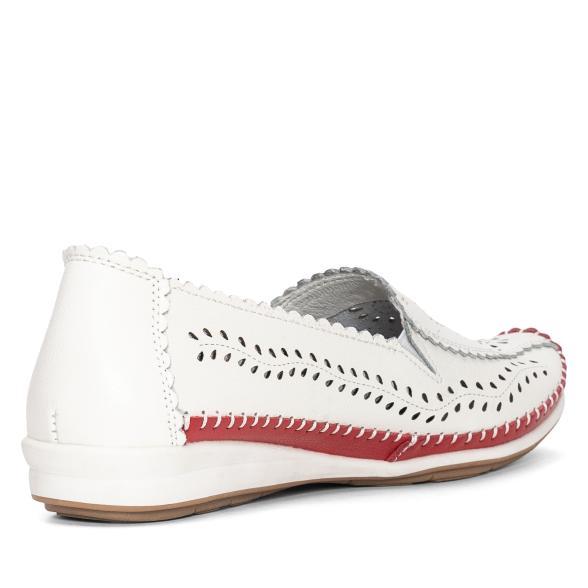 Chiara Gradi Damenslipper weiß/rot 42 - 112057200007 - 2 - 588px