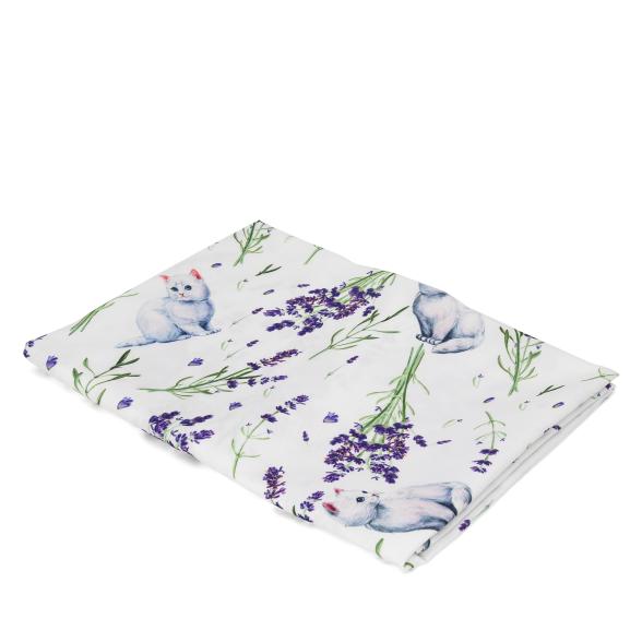 Tischdecke Katze 130x170cm weiß - 112096000000 - 2 - 588px