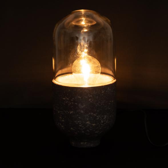 Tischleuchte Marmor grau 22,5cm - 112101100000 - 2 - 588px