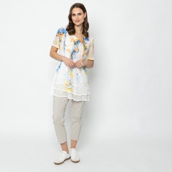 TRENDS by J. Leibfried Longshirt weiß multicolor 36/38 - 112322300001 - 2 - 588px