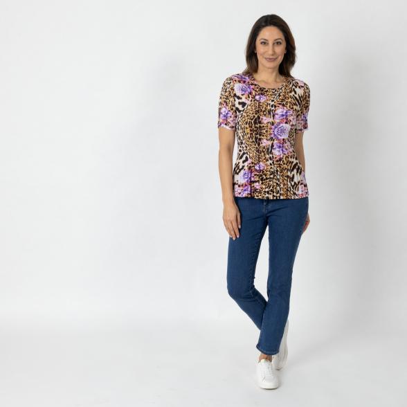 Jeannie Damen-Plissee-Shirt multicolor - 112341800000 - 2 - 588px