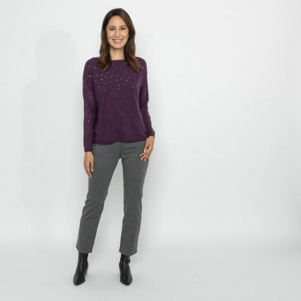 Cashmerelike by BLUE SEVEN Pullover pflaume - 112390400000 - 2 - 588px