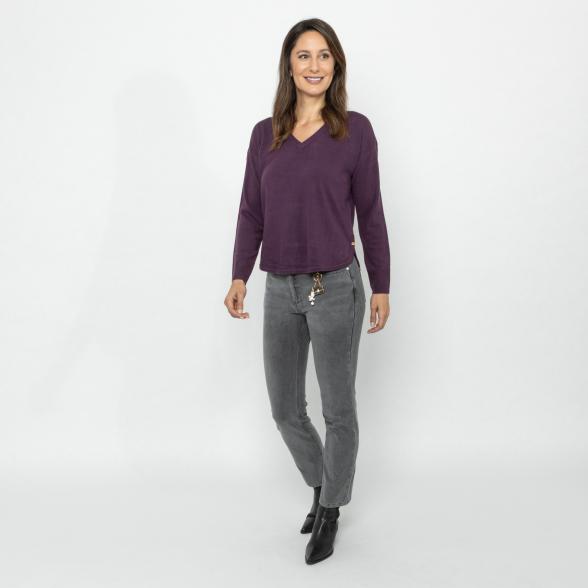 Cashmerelike by BLUE SEVEN Pullover pflaume 38 - 112391200001 - 2 - 588px