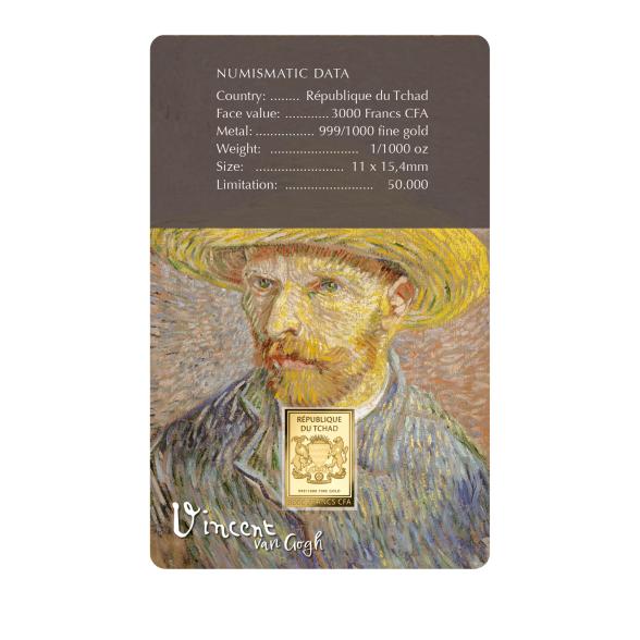 Coincard Vincent van Gogh IV "Selbstportrait" - 112495800000 - 2 - 588px