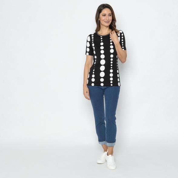 RÖSSLER SELECTION Damen Shirt schwarz/weiß 36 - 112514700001 - 2 - 588px