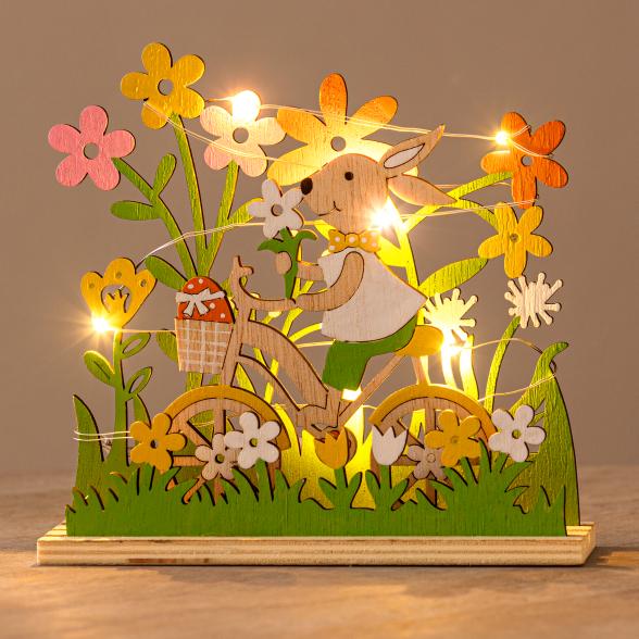 LED-Holz-Deko "Hasis Radtour" - 112686300000 - 2 - 588px