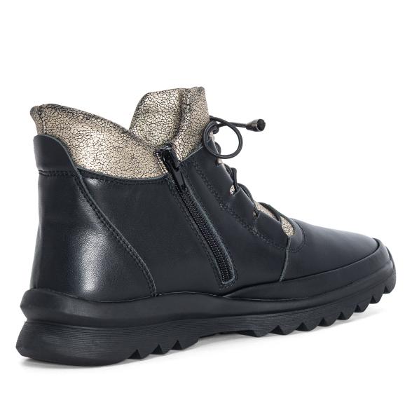 Chiara Gradi Damenstiefelette schwarz/gold 36 - 112774200001 - 2 - 588px