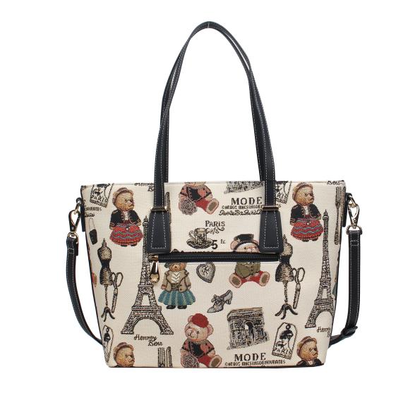 Henney Bear Shopper schwarz/multicolor - 112781800000 - 2 - 588px