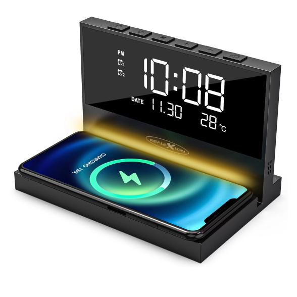 Wecker mit Wireless Charger - 112867600000 - 2 - 588px