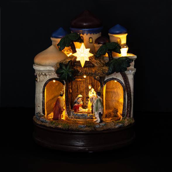 Spieluhr Weihnachtsszene 22cm - 112878600000 - 2 - 588px