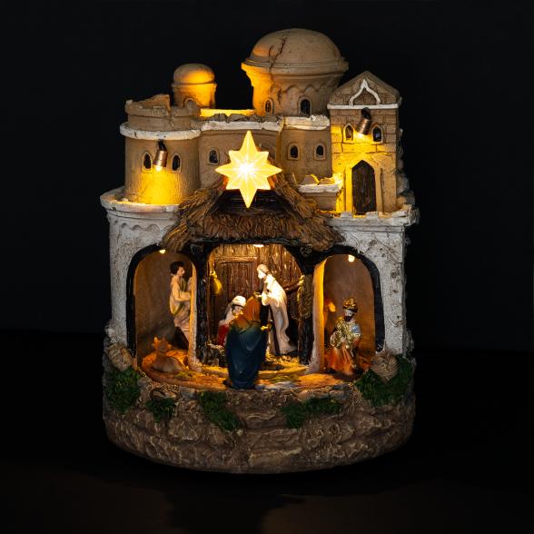 Spieluhr Weihnachtsszene 22cm - 112878700000 - 2 - 588px