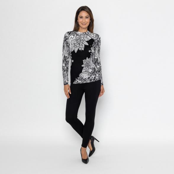 MILANO Design Pullover schwarz/  weiß 36/38 - 112881100001 - 2 - 588px