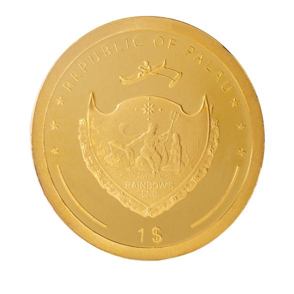 Goldmünze mit Kleeblatt 2025 - 112888500000 - 2 - 588px