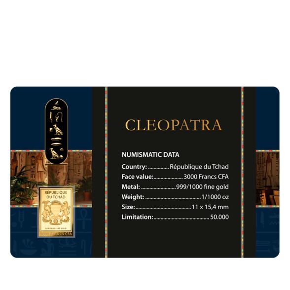 Coincard "Cleopatra" 1/1000 oz. - 112888900000 - 2 - 588px