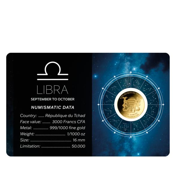 Coincard Sternzeichen "Waage" 1/1000 oz. - 112890100000 - 2 - 588px