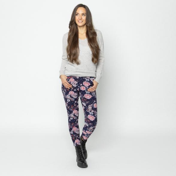 FASHION NEWS Thermo-Fleece-Leggings marine/multi 36/38 - 112925700001 - 2 - 588px