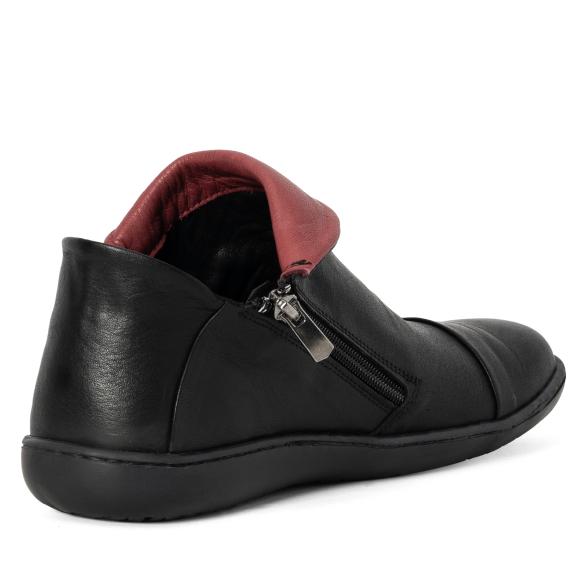 Andrea Conti Damen Lederslipper schwarz/bordo 36 - 112977100001 - 2 - 588px