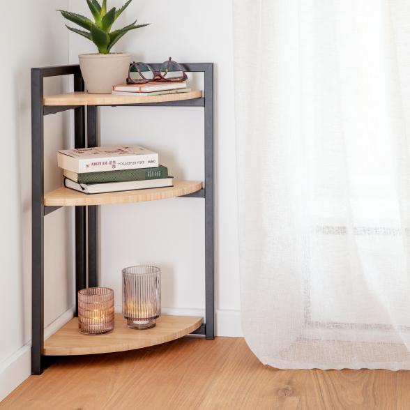 Eckregal "Metall + Bambus" - 113013400000 - 2 - 588px