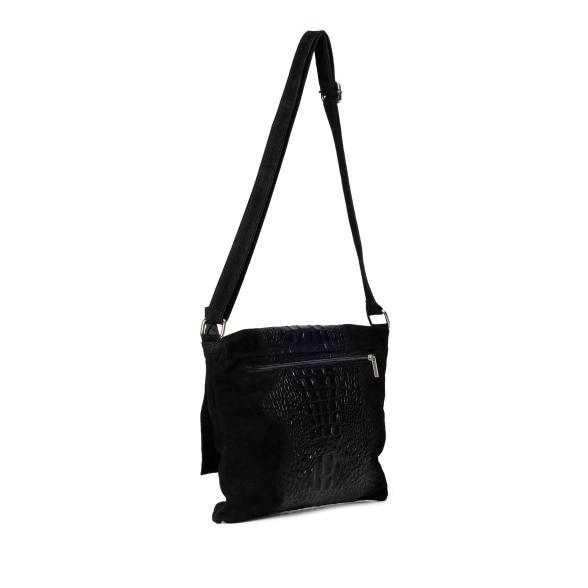 Luca Lorenzo Umhängetasche schwarz kroko - 113027000000 - 2 - 588px