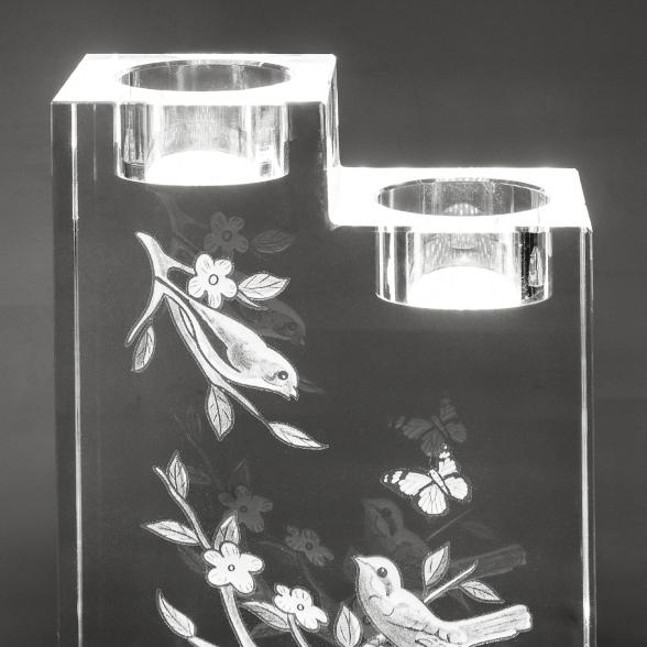 Crystal Dreams Kerzenleuchter Duo 16cm Teelicht - 113125800000 - 2 - 588px