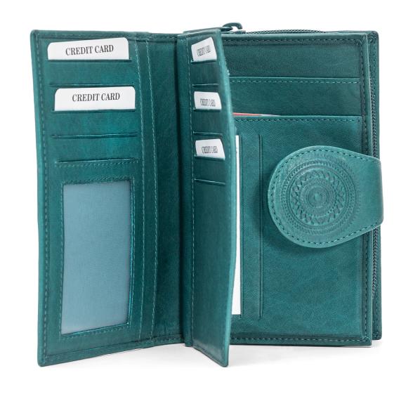 TESORO Lederbörse petrol - 113130700000 - 2 - 588px