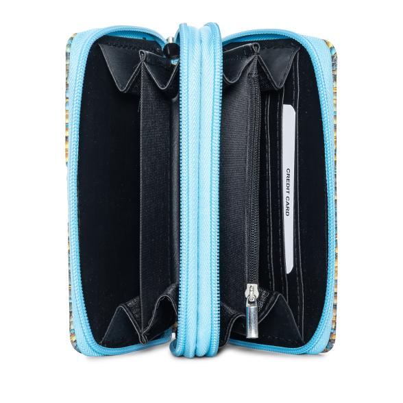 DONNA Damenbörse blau mulitcolor - 113133500000 - 2 - 588px