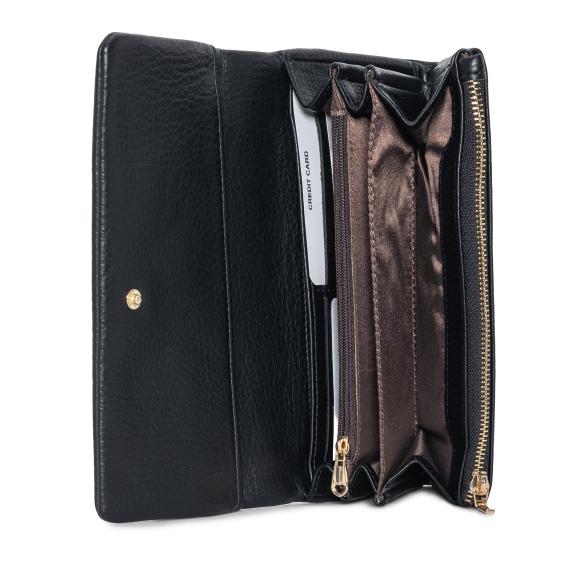 DONNA Damenbörse schwarz - 113133900000 - 2 - 588px