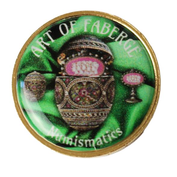 Aufsteller & Münze 'Art of Fabergé Numismatics' - 113148800000 - 2 - 588px