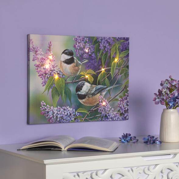 Beleuchtetes Wandbild Flieder - 113187200000 - 2 - 588px
