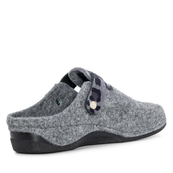 Dr. Feet Damenhausschuhe grau Leo 36 - 113192300001 - 2 - 588px