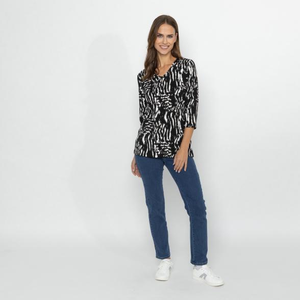 RÖSSLER SELECTION Damen Shirt schwarz/ weiß 36 - 113201500001 - 2 - 588px