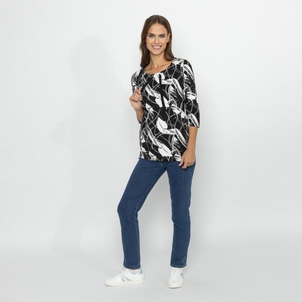 RÖSSLER SELECTION Damen Shirt schwarz/ weiß 36 - 113202700001 - 2 - 588px