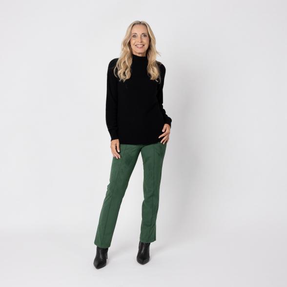 Perfectly JU Hose 'Leni' Regular dunkelgrün 32/34 - 113212200001 - 2 - 588px