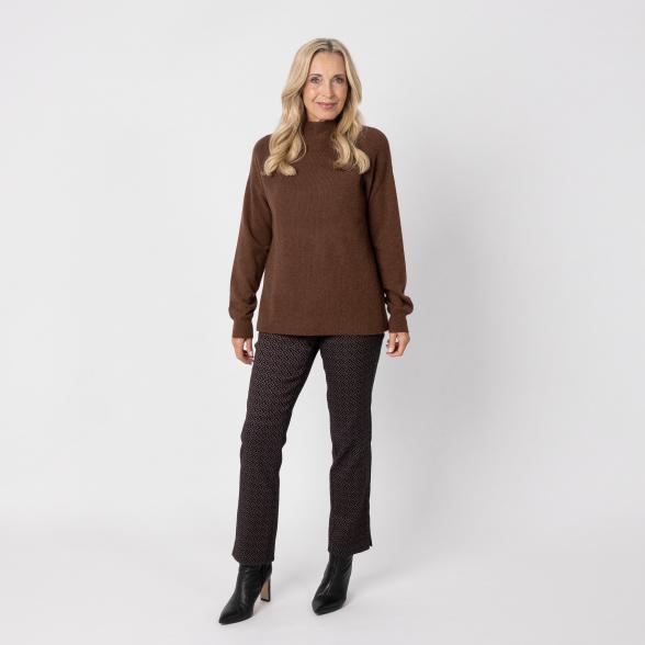 Perfectly JU Hose 'Lucy' Slim braun/schwarz 32/34 - 113212400001 - 2 - 588px