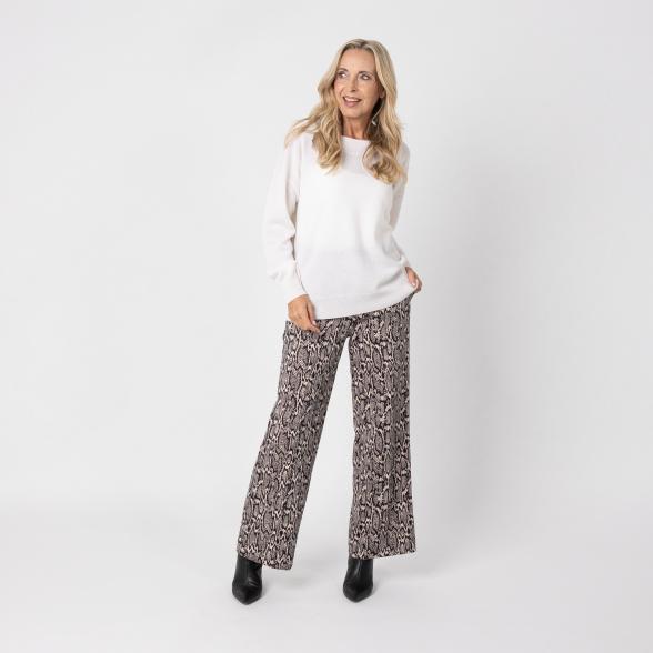 Perfectly JU Hose 'Bella' Wide schwarz/beige 32/34 - 113212500001 - 2 - 588px