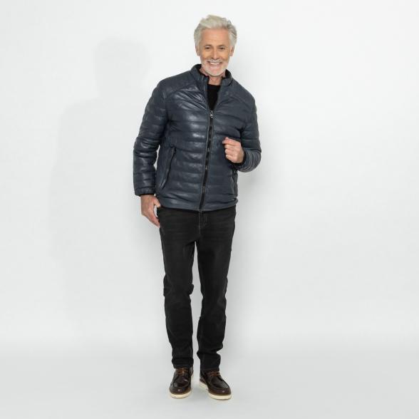 OTTO KERN Herren-Lederjacke 'Oliver' marine 50 - 113223100001 - 2 - 588px