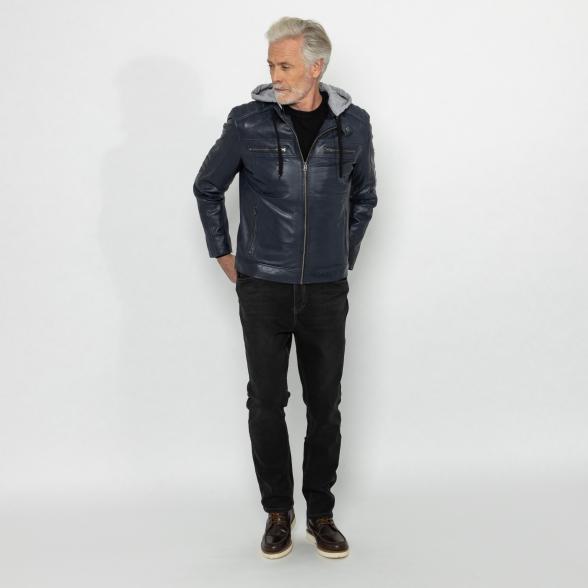 OTTO KERN Herren-Lederjacke 'Barney' marine 50 - 113223500001 - 2 - 588px