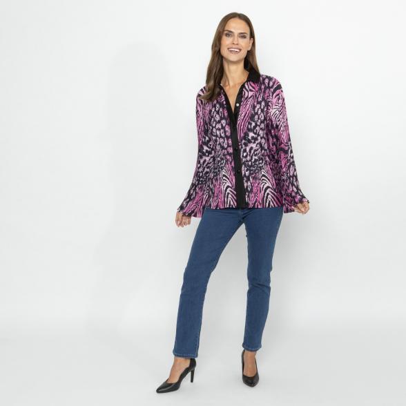 TRENDS by J. Leibfried Plissee-Bluse multicolor - 113230200000 - 2 - 588px