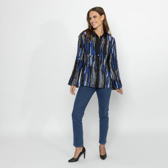 TRENDS by J. Leibfried Plissee-Bluse multicolor - 113230300000 - 2 - 588px