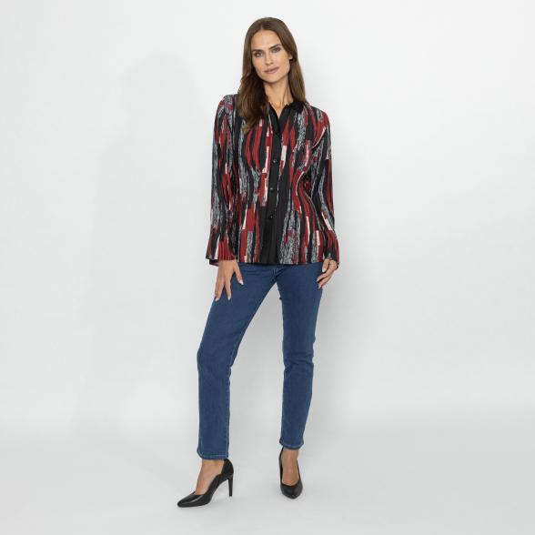 TRENDS by J. Leibfried Plissee-Bluse multicolor - 113230400000 - 2 - 588px