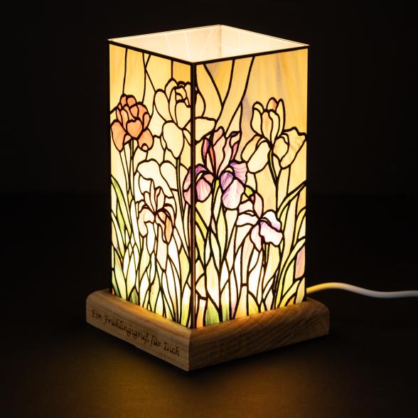 Design-Tischleuchte mit Spruch Frühlingsgruß - 113246400000 - 2 - 588px